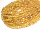 [Video] Baltic Amber Square-Nugget [Yellow] 1strand beads (aprx.14inch/34cm)