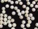 [Video] Japanese Akoya Pearl AAA- Round 6mm White [Half Drilled Hole] 5pcs