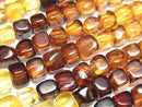 [Video] Baltic Amber Square-Nugget [Color Gradation] 1strand beads (aprx.14inch/34cm)