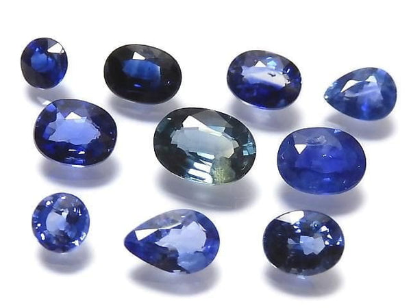 [Video][One of a kind] High Quality Sapphire AAA Loose stone Faceted 10pcs Set NO.126