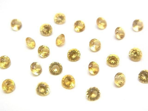 [Video]High Quality Chondrodite Loose stone Round Faceted 3x3mm 1pc