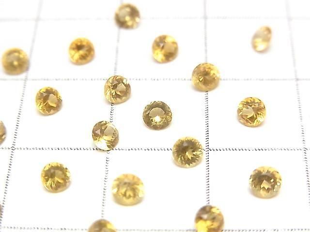 [Video]High Quality Chondrodite Loose stone Round Faceted 3x3mm 1pc