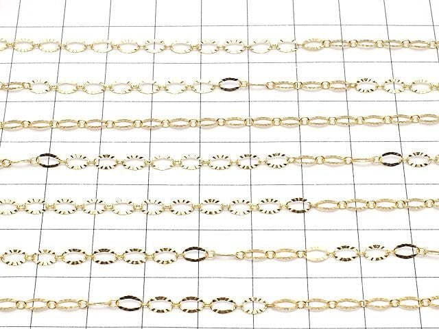14KGF Starburst Design Chain 3.0mm 10cm