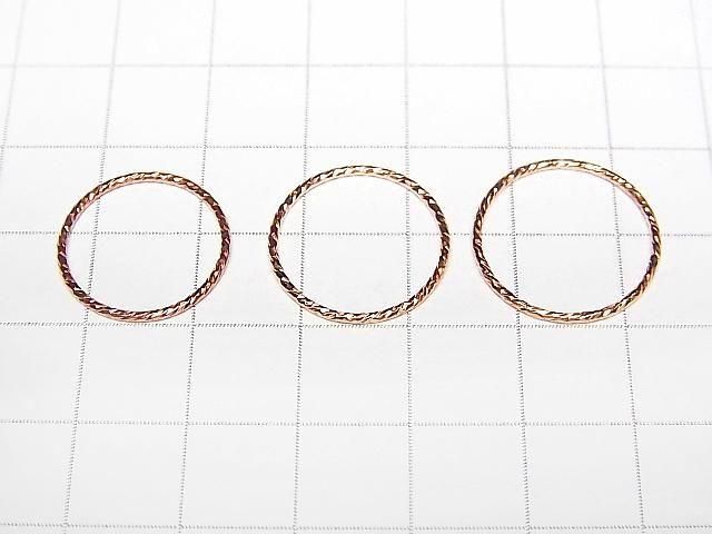 [Video] 14KGF Pink Gold Filled Ring Sparkle 1pc