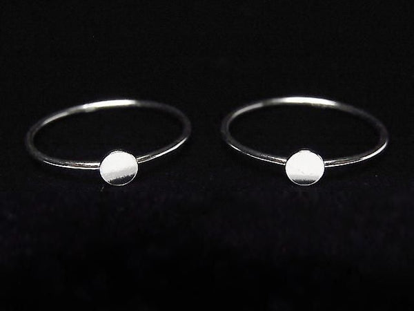 Silver925 Ring with Plate 1pc