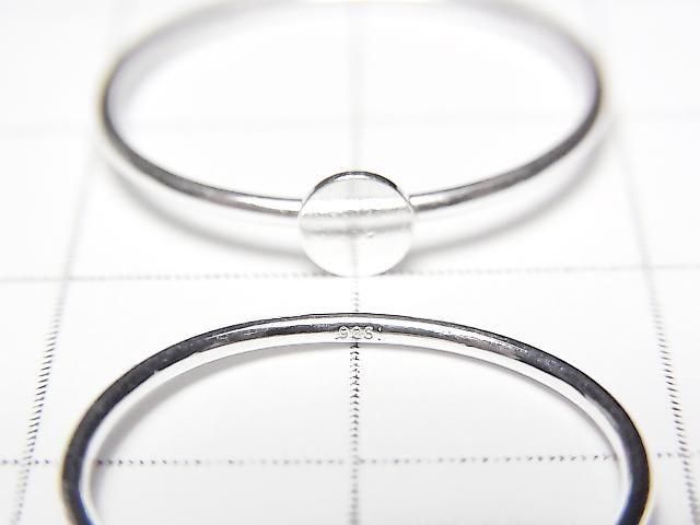 Silver925 Ring with Plate 1pc