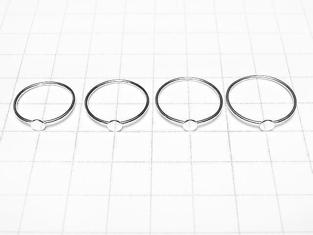 Silver925 Ring with Plate 1pc