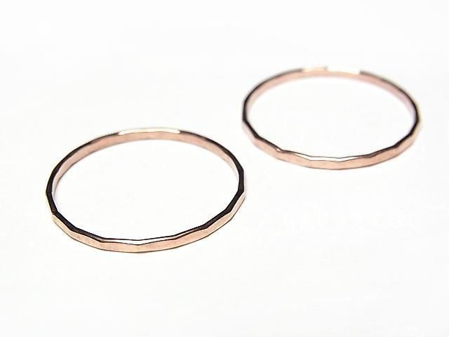 [Video] 14KGF Pink Gold Filled Design Ring 1pc