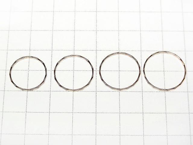 [Video] 14KGF Pink Gold Filled Design Ring 1pc