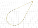 14KGF Long Cable Paper Clip Chain 2.0mm [40cm][45cm] Necklace 1pc