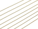 14KGF Ball Chain 1.0mm [40cm] Necklace 1pc