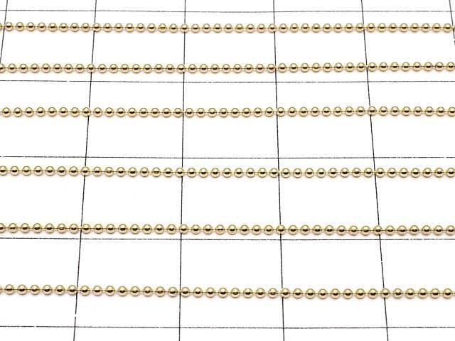 14KGF Ball Chain 1.0mm [40cm] Necklace 1pc