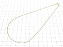 14KGF Ball Chain 1.0mm [40cm] Necklace 1pc