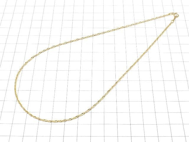 14KGF Singapore Chain 1.8mm [40cm] Necklace 1pc
