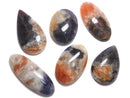 [Video][One of a kind] Iolite Sunstone AAA- Cabochon 6pcs Set NO.14