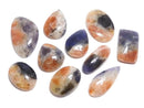 [Video][One of a kind] Iolite Sunstone AAA- Cabochon 10pcs Set NO.16
