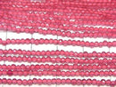 High Quality! Glass Beads Faceted Round 2mm Pink 1strand beads (aprx.13inch/32cm)