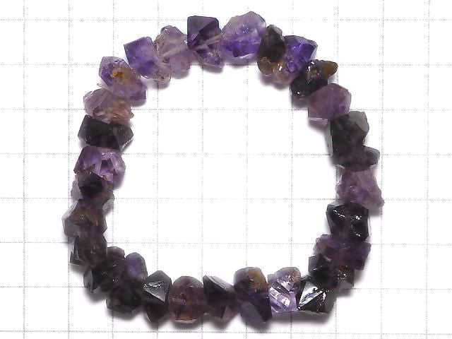 [Video][One of a kind] Elestial Quartz AA++ Rough Nugget Bracelet NO.4