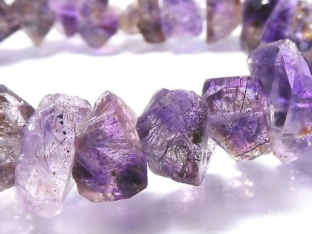 [Video][One of a kind] Elestial Quartz AA++ Rough Nugget Bracelet NO.7