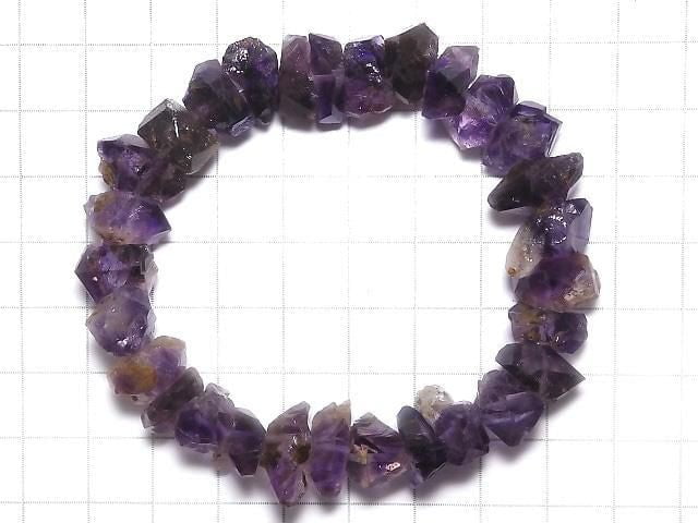 [Video][One of a kind] Elestial Quartz AA++ Rough Nugget Bracelet NO.8