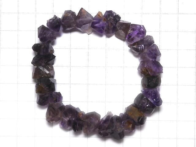 [Video][One of a kind] Elestial Quartz AA++ Rough Nugget Bracelet NO.10