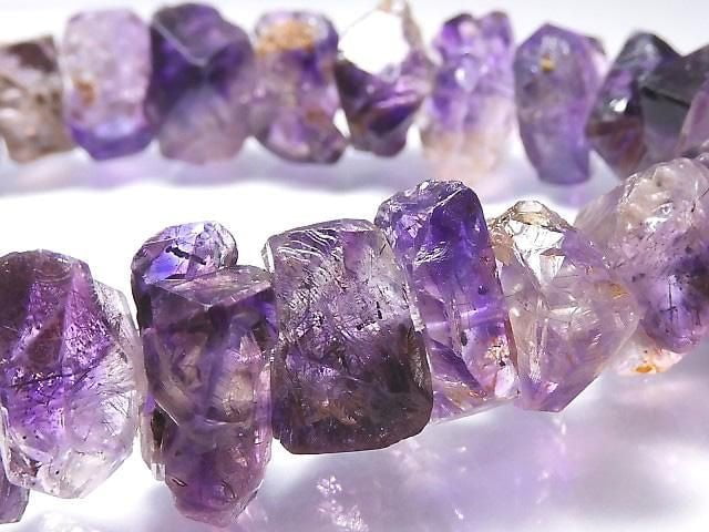 [Video][One of a kind] Elestial Quartz AA++ Rough Nugget Bracelet NO.13
