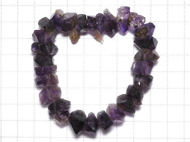 [Video][One of a kind] Elestial Quartz AA++ Rough Nugget Bracelet NO.13