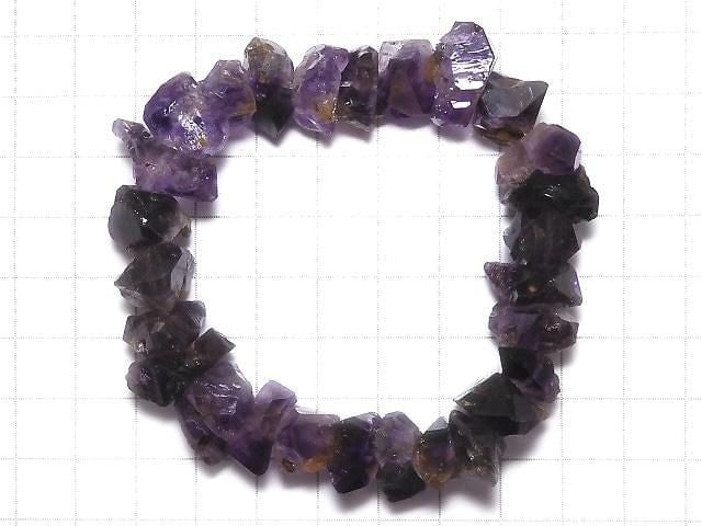 [Video][One of a kind] Elestial Quartz AA++ Rough Nugget Bracelet NO.14