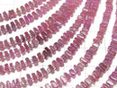 [Video] Pink Sapphire AA++ Square Rondelle (Disc) 1strand beads (aprx.5inch/13cm)