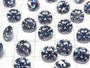[Video] Moissanite AAA Loose stone Round Faceted 8x8mm [Dark Blue] 1pc