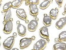 [Video] Fresh Water Pearl Baroque Pearl Charm White 5pcs