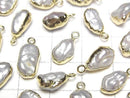 [Video] Fresh Water Pearl Baroque Pearl Charm White 5pcs