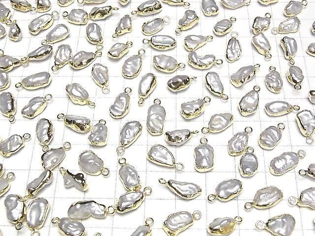 [Video] Fresh Water Pearl Baroque Pearl Charm White 5pcs