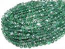 [Video]High Quality! Green Stripe Agate Faceted Coin 8x8mm 1strand beads (aprx.14inch/35cm)
