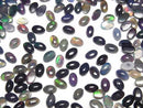 [Video]High Quality Black Opal AA++ Oval Cabochon 5x3mm 10pcs