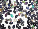 [Video]High Quality Black Opal AA++ Oval Cabochon 5x3mm 10pcs