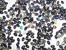 [Video]High Quality Black Opal AA++ Oval Cabochon 5x3mm 10pcs