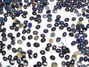 [Video]High Quality Black Opal AA++ Oval Cabochon 4x3mm 20pcs