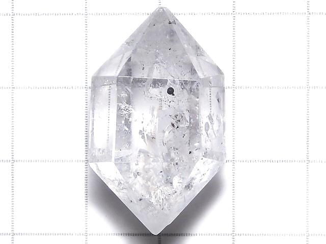 [Video][One of a kind] Water Double Point Crystal Loose stone 1pc NO.12