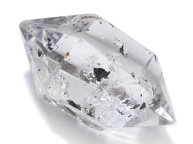[Video][One of a kind] Water Double Point Crystal Loose stone 1pc NO.15