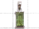 [Video][One of a kind] Green Tourmaline AAA- Faceted Pendant Silver925 NO.13