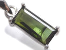 [Video][One of a kind] Green Tourmaline AAA- Faceted Pendant Silver925 NO.14