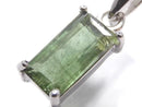 [Video][One of a kind] Green Tourmaline AAA- Faceted Pendant Silver925 NO.15