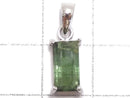 [Video][One of a kind] Green Tourmaline AAA- Faceted Pendant Silver925 NO.15