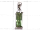 [Video][One of a kind] Green Tourmaline AAA- Faceted Pendant Silver925 NO.16
