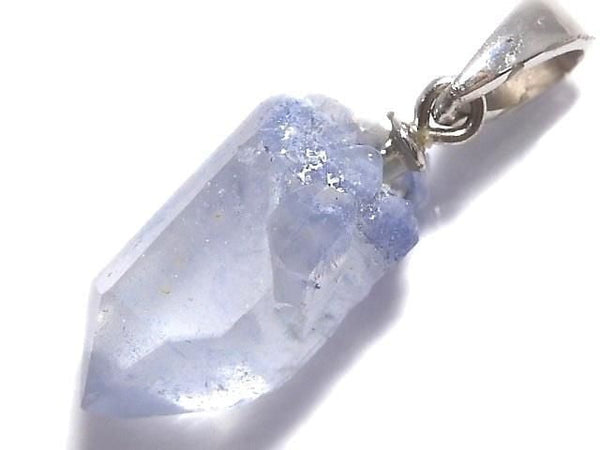[Video][One of a kind] Dumortierite in Quartz AA++ Pendant Silver925 NO.16