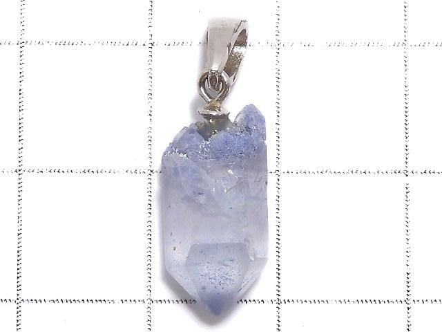 [Video][One of a kind] Dumortierite in Quartz AA++ Pendant Silver925 NO.16