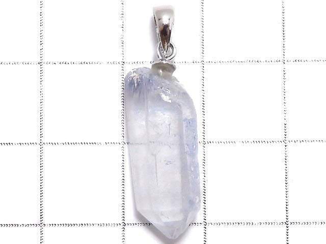 [Video][One of a kind] Dumortierite in Quartz AA++ Pendant Silver925 NO.17