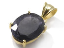 [Video][One of a kind] High Quality Iolite AAA- Faceted Pendant 18KGP NO.12