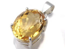 [Video][One of a kind] High Quality Brandy Citrine AAA Faceted Pendant Silver925 NO.58